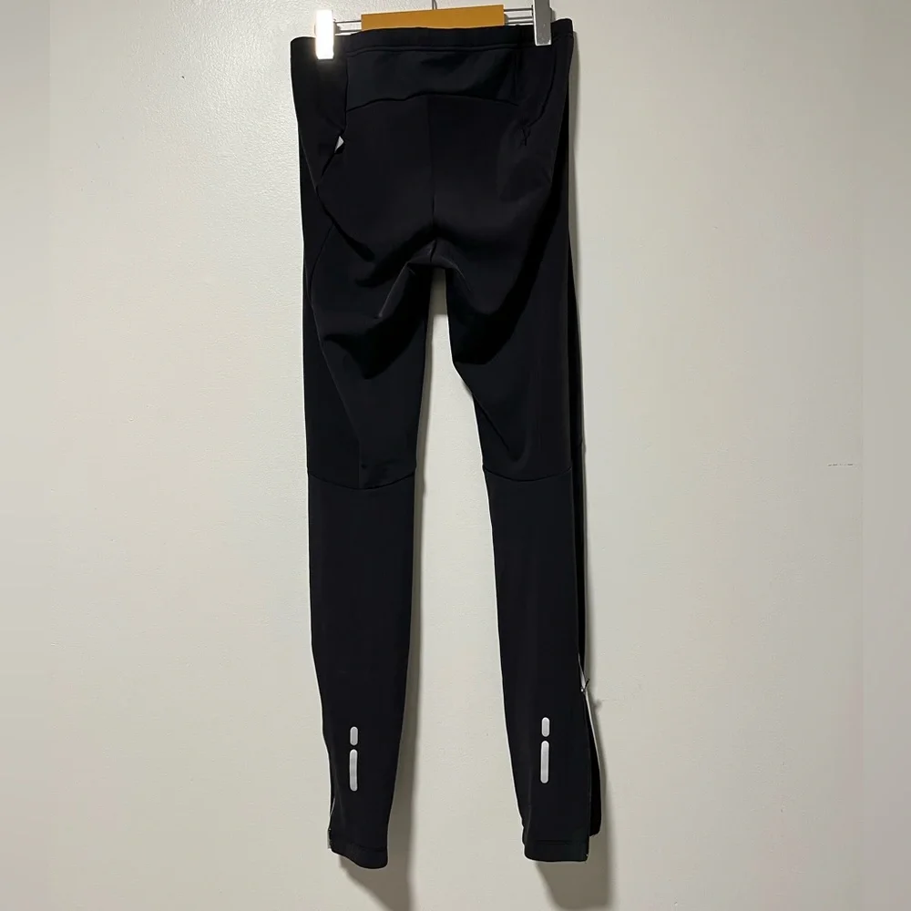 Mountain Equipment Co-op Men’s Black Fleece-Lined Tights Size Large - Reflective - Picture 8 of 15